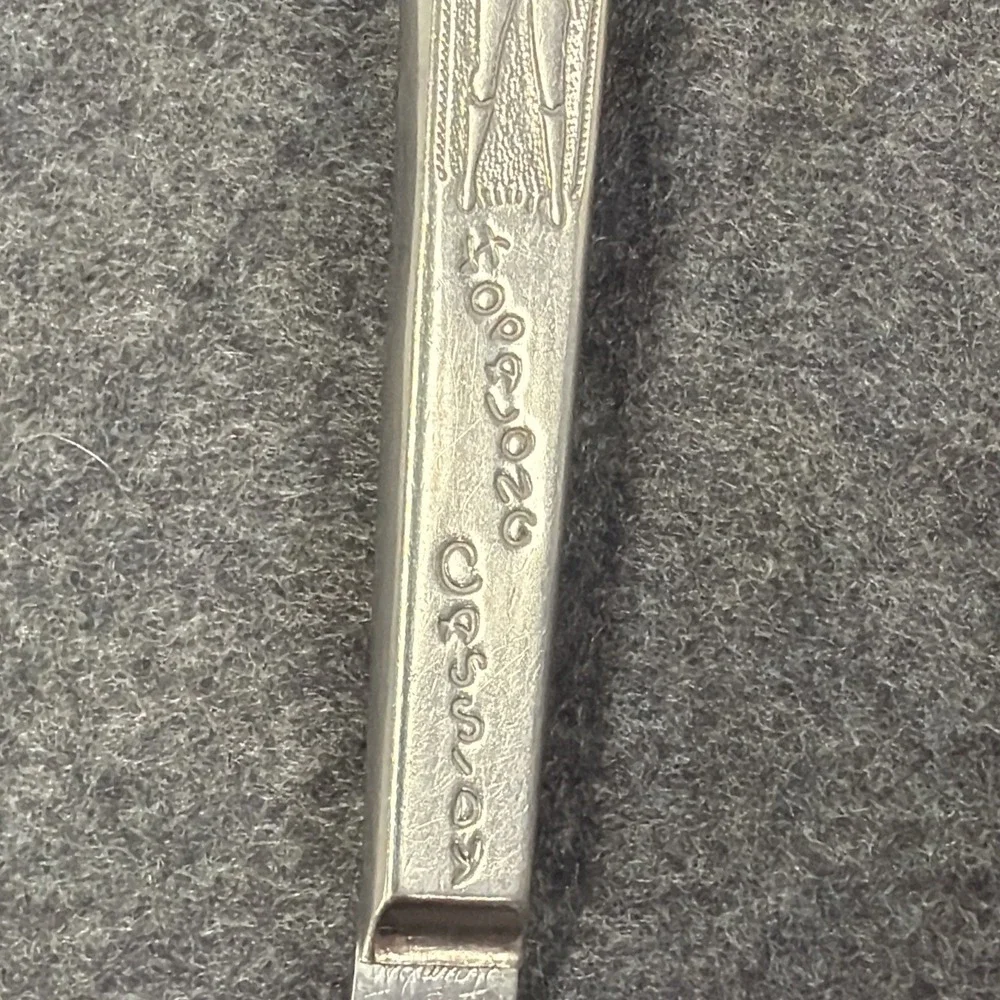 Hopalong Cassidy Flatware Silverware Butter Knife Stainless Metal Old Vintage